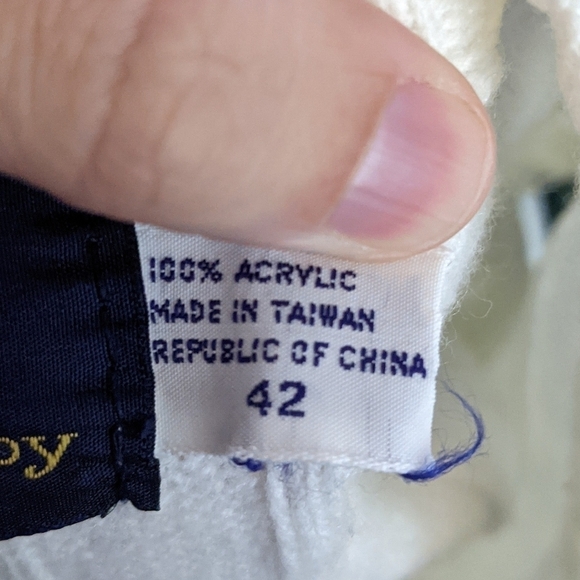 Bonnie Lee Vintage Button Down Sweater Vest Sz 42 (L) - Picture 8 of 9